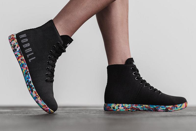 Women's Nobull High-Top Wild Trainers Black | SG J2931P
